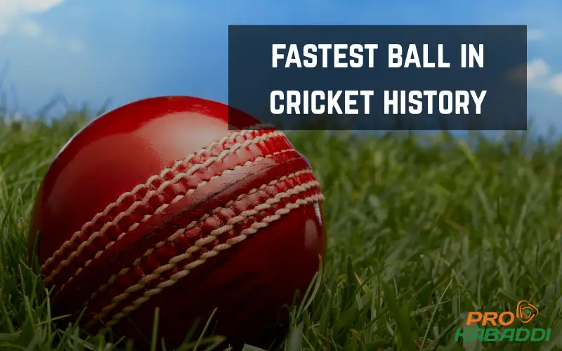 fastest ball in cricket history